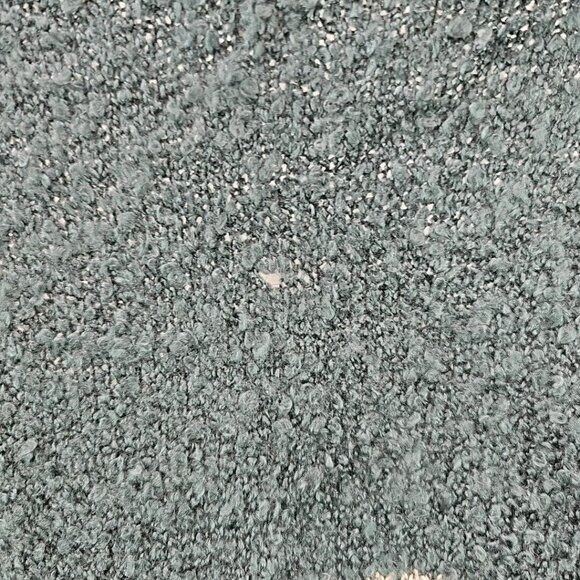 Free People Poncho Sweater Womens One Size Teal/Rose Stripe Bohemian Tasseled - Picture 4 of 7